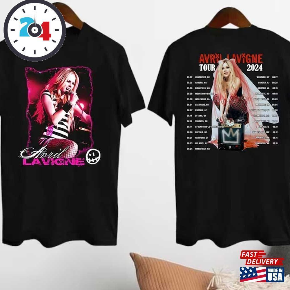 Avril Lavigne Greatest Hits Tour  Shirt Graphic Fan Gift T-Shirt 2 Sided